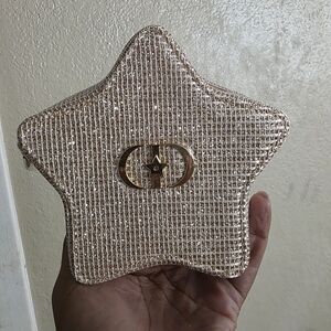 Star-Shaped Gold Clutch